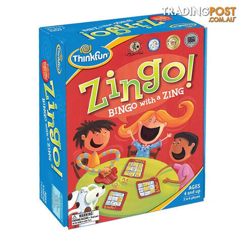 Zingo Board Game - ThinkFun - Tabletop Board Game GTIN/EAN/UPC: 019275077006