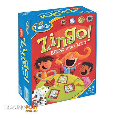 Zingo Board Game - ThinkFun - Tabletop Board Game GTIN/EAN/UPC: 019275077006