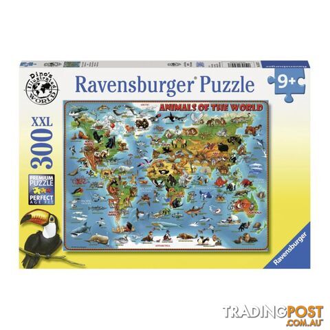 Ravensburger Animals of the World 300 Piece Jigsaw Puzzle - Ravensburger - Tabletop Jigsaw Puzzle GTIN/EAN/UPC: 4005556132577