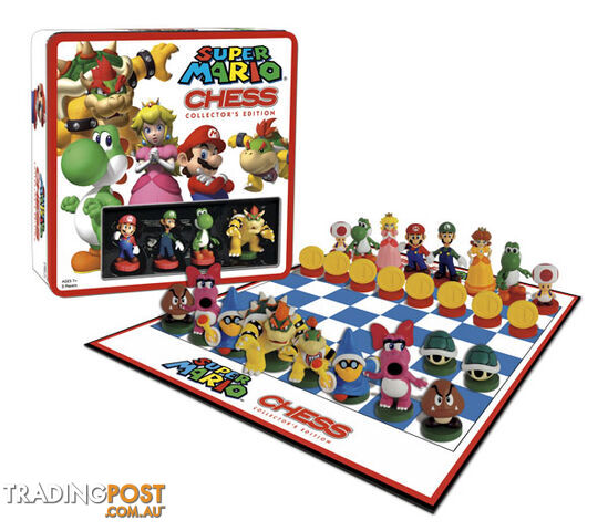 Super Mario Collector's Edition Chess Set - The Op Games | usaopoly CN-BAU - Tabletop Board Game GTIN/EAN/UPC: 700304004390