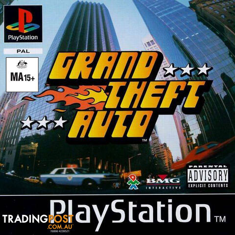Grand Theft Auto (PS1) - Take-Two Interactive - Retro PS1 Software