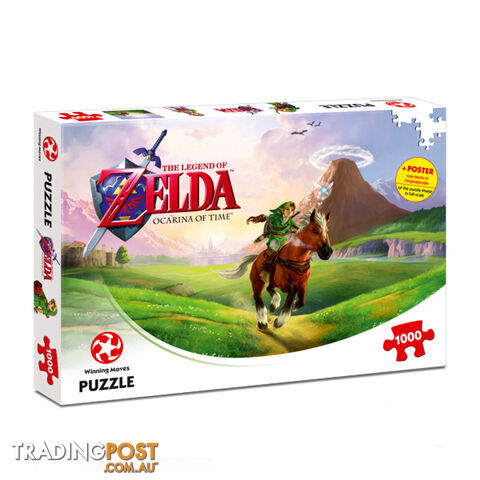 The Legend of Zelda Ocarina of Time 1000 Piece Puzzle - Winning Moves 5053410003012 - Tabletop Jigsaw Puzzle GTIN/EAN/UPC: 5036905029506