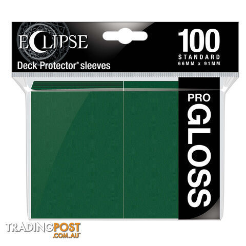 Ultra Pro Eclipse Gloss Deck Protectors 100 Pack (Forest Green) - Ultra Pro - Tabletop Trading Cards Accessory GTIN/EAN/UPC: 074427156053