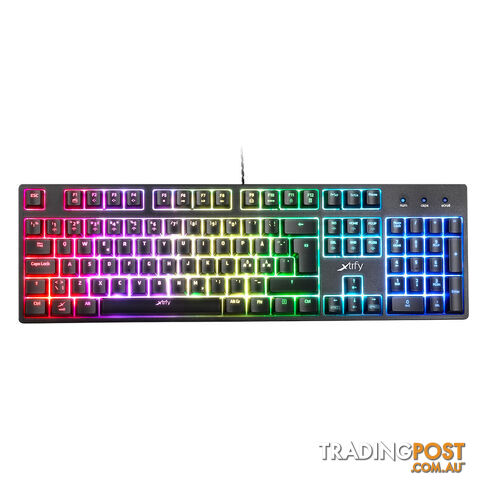 XTRFY K3 Black Mem-Chanical RGB U.S Layout Gaming Keyboard (Red Switch) - Xtrfy Gaming AB - PC Accessory GTIN/EAN/UPC: 7340086908221