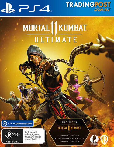 Mortal Kombat 11 Ultimate Edition (PS4) - Warner Bros. Interactive Entertainment - PS4 Software GTIN/EAN/UPC: 9325336206294