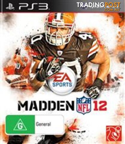 Madden NFL 12 [Pre-Owned] (PS3) - EA Sports - Retro P/O PS3 Software GTIN/EAN/UPC: 5030941102896