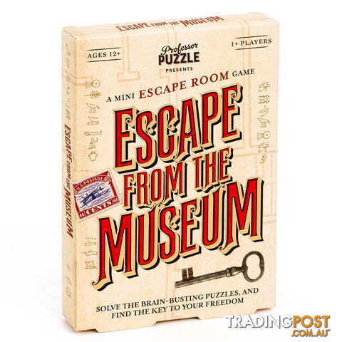 Escape from the Museum Card Game - Professor Puzzle - Tabletop Card Game GTIN/EAN/UPC: 5056297212928