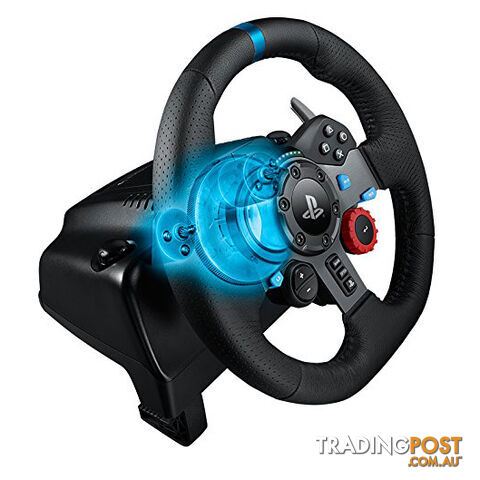 Logitech G29 Driving Force Racing Wheel with myDRIVESCHOOL 12-Month Subscription Bundle - Logitech - Racing Simulation GTIN/EAN/UPC: 097855112781 - photo 4 of 6