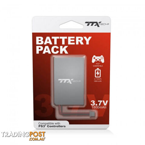 TTX Tech Rechargeable Battery Pack for PS3 Controllers - TTX Tech - Retro PS3...