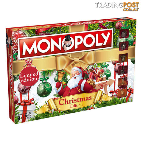 Monopoly: Christmas Edition Board Game - Winning Moves - Tabletop Board Game GTIN/EAN/UPC: 5036905024358