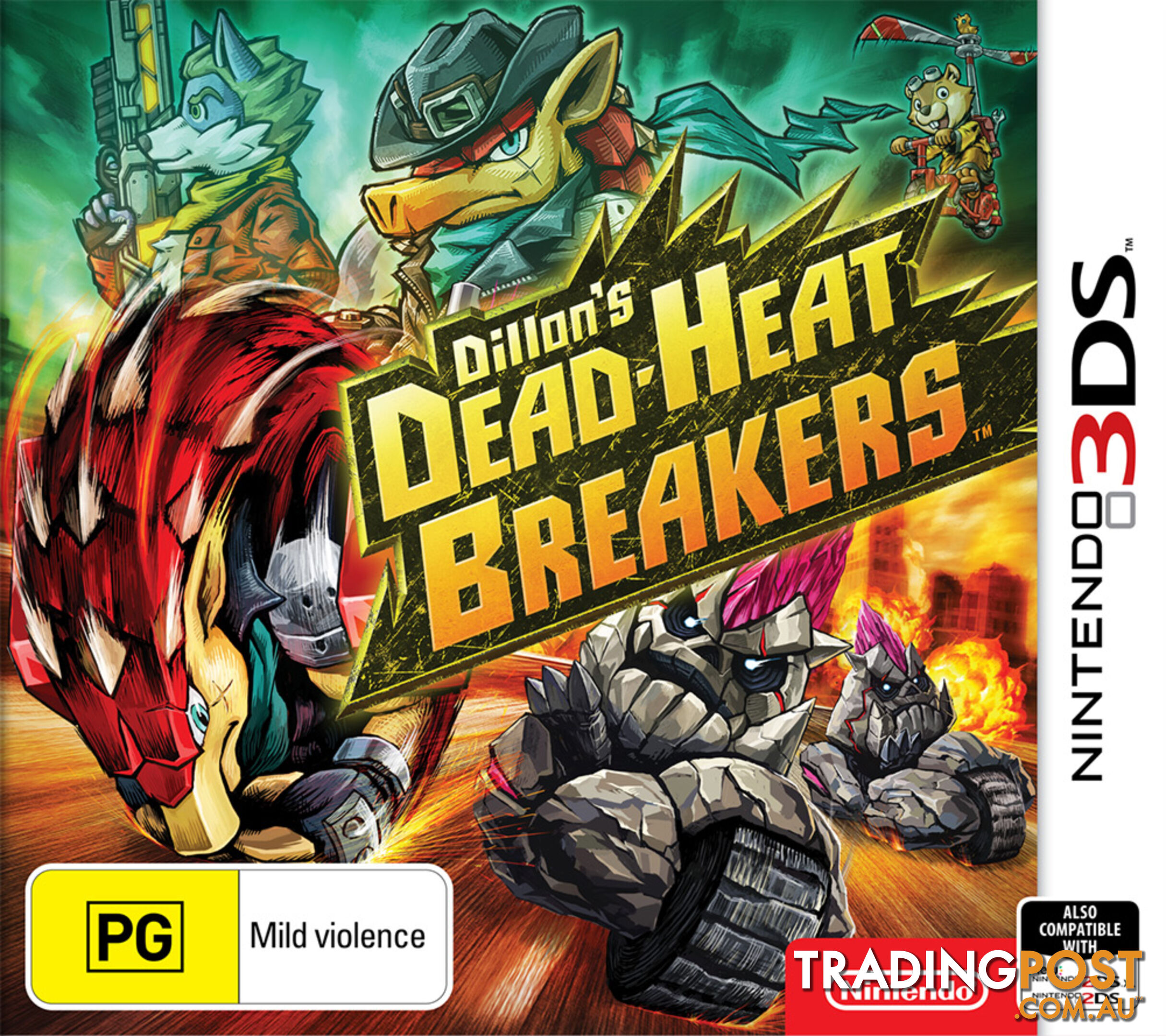 Dillon's Dead-Heat Breakers [Pre-Owned] (3DS) - Nintendo - P/O 2DS/3DS Software GTIN/EAN/UPC: 9318113994606