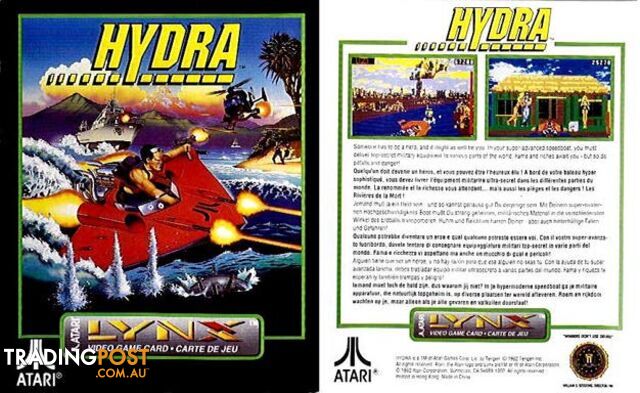 Hydra (Atari Lynx) - Atari - Retro Lynx Software GTIN/EAN/UPC: 077000020383 - photo 2 of 2
