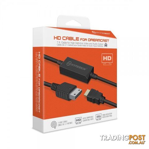 Hyperkin HDTV HDMI Cable for Sega Dreamcast - Hyperkin - Retro Dreamcast GTIN/EAN/UPC: 813048019978 - photo 2 of 3
