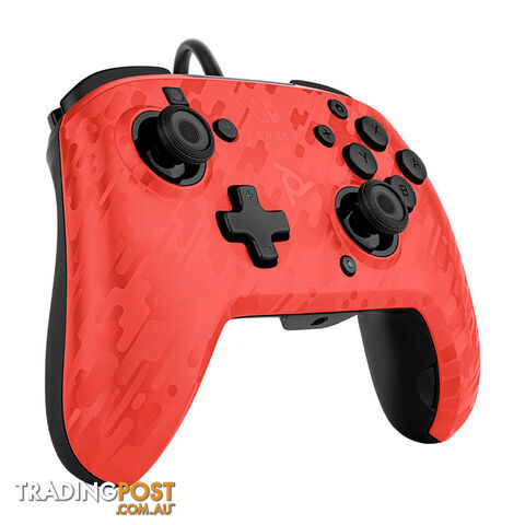 PDP Faceoff Wired Deluxe Controller (Red Camo) for Nintendo Switch - PDP - Switch Accessory GTIN/EAN/UPC: 708056065706 - photo 4 of 8