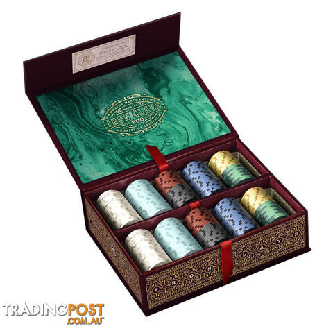 Iron Clay's Luxury 200 Piece Game Counters Set - Roxley - Tabletop Accessory GTIN/EAN/UPC: 9781988884684
