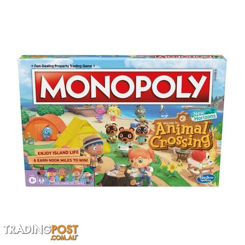 Monopoly Animal Crossing Edition Board Game - Hasbro Gaming - Tabletop Board...