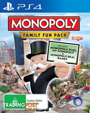 Monopoly: Family Fun Pack [Pre-Owned] (PS4) - Ubisoft - P/O PS4 Software GTIN/EAN/UPC: 3307215802144