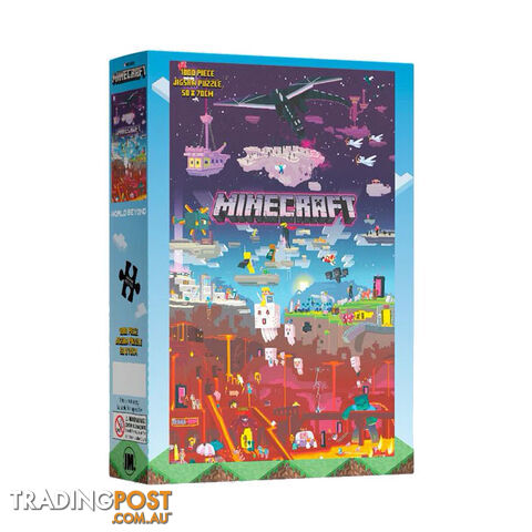 Impact Minecraft World Beyond 1000 Piece Jigsaw Puzzle - Impact Merchandising - Tabletop Jigsaw Puzzle GTIN/EAN/UPC: 9316414135469