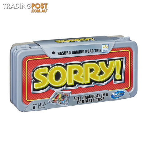 Sorry Road Trip Edition Board Game - Hasbro Gaming - Tabletop Board Game GTIN/EAN/UPC: 630509750733