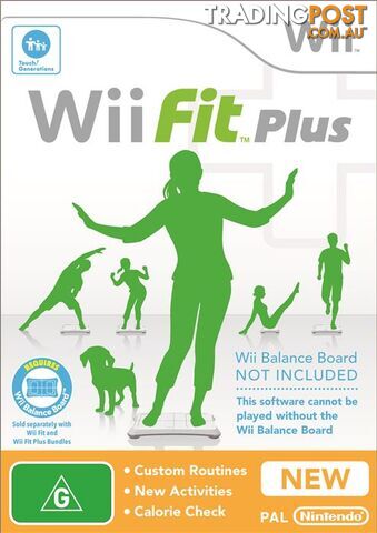 Wii Fit Plus software [Pre-Owned] (Wii) - Nintendo - P/O Wii Software GTIN/EAN/UPC: 045496901707