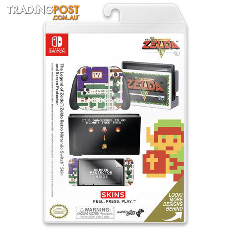 Controller Gear The Legend of Zelda Retro Nintendo Skin - Controller Gear - Switch Accessory GTIN/EAN/UPC: 812059034222