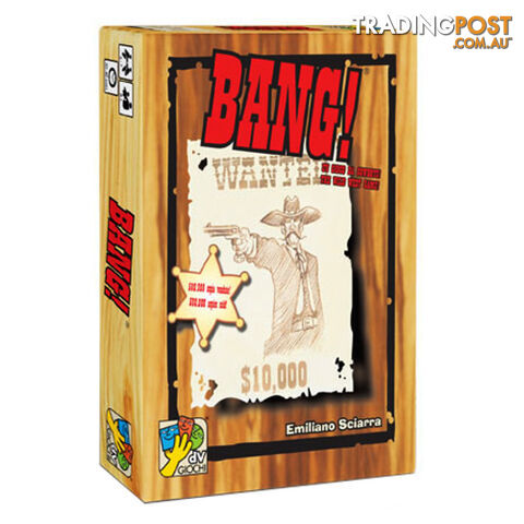 Bang! 4th Edition Card Game - DV Giochi - Tabletop Card Game GTIN/EAN/UPC: 8032611691003