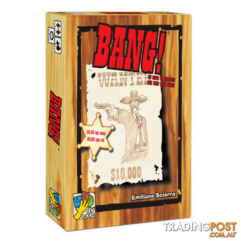 Bang! 4th Edition Card Game - DV Giochi - Tabletop Card Game GTIN/EAN/UPC: 8032611691003