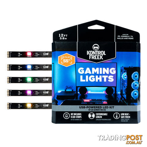 Kontrol Freek Gaming Lights USB-Powered LED Kit - KontrolFreek - Merch Decor and...