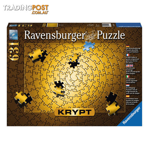 Ravensburger Krypt Gold Spiral 631 Piece Jigsaw Puzzle - Ravensburger - Tabletop Jigsaw Puzzle GTIN/EAN/UPC: 4005556151523