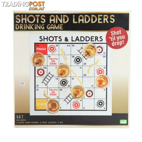Shots and Ladders Drinking Board Game - Creative Distribution - Tabletop Board Game GTIN/EAN/UPC: 9318051122451