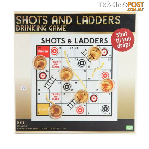 Shots and Ladders Drinking Board Game - Creative Distribution - Tabletop Board Game GTIN/EAN/UPC: 9318051122451