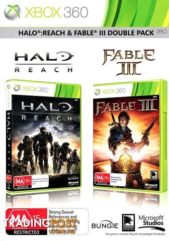 Halo Reach & Fable III Double Pack [Pre-Owned] (Xbox 360) - Microsoft Studios XX3HALOFAB - P/O Xbox 360 Software