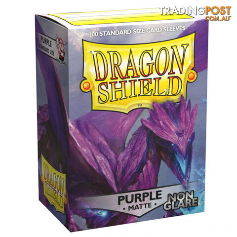 Dragon Shield Amifist Matte Purple Non-Glare Sleeves 100 Pack - Arcane Tinmen Aps - Tabletop Trading Cards Accessory GTIN/EAN/UPC: 5706569118099