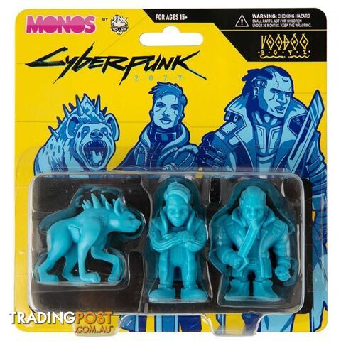 Cyberpunk 2077 Monos Voodoo Boys Set Series 1 Figures - J!NX - Merch Collectible Figures GTIN/EAN/UPC: 889343134005