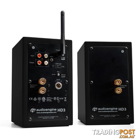 Audioengine HD3 Wireless Speakers (Black) - Audioengine - PC Accessory GTIN/EAN/UPC: 852225007056 - photo 3 of 6