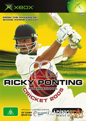 Ricky Ponting International Cricket 2005 [Pre-Owned] (Xbox (Original)) - Retro...