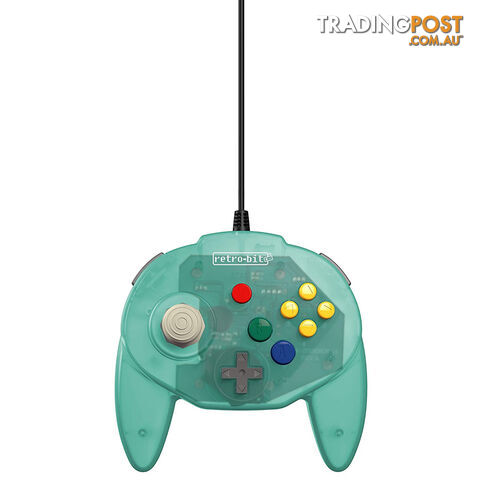 Retro-Bit Tribute 64 Wired N64 Controller for Nintendo 64 (Sea Salt Ice Cream) - Retro-bit - Retro N64 Accessory GTIN/EAN/UPC: 849172012028 - photo 3 of 7