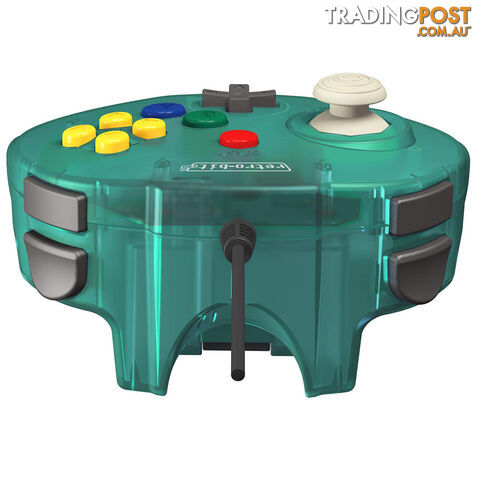Retro-Bit Tribute 64 Wired N64 Controller for Nintendo 64 (Sea Salt Ice Cream) - Retro-bit - Retro N64 Accessory GTIN/EAN/UPC: 849172012028 - photo 5 of 7