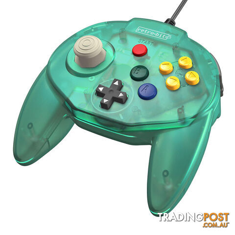 Retro-Bit Tribute 64 Wired N64 Controller for Nintendo 64 (Sea Salt Ice Cream) - Retro-bit - Retro N64 Accessory GTIN/EAN/UPC: 849172012028 - photo 2 of 7