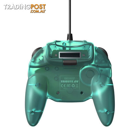Retro-Bit Tribute 64 Wired N64 Controller for Nintendo 64 (Sea Salt Ice Cream) - Retro-bit - Retro N64 Accessory GTIN/EAN/UPC: 849172012028 - photo 4 of 7