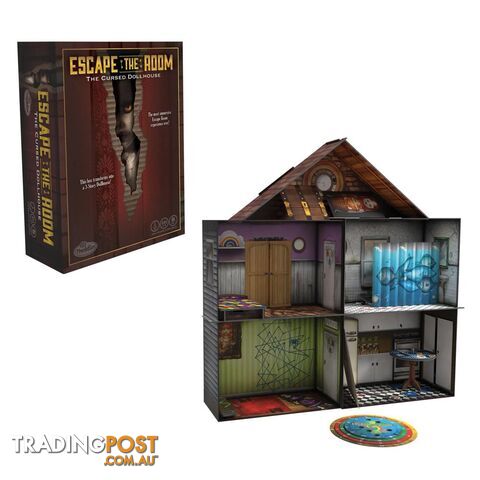 Escape The Room The Cursed Dollhouse Board Game - ThinkFun - Tabletop Board Game GTIN/EAN/UPC: 019275073534