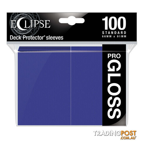 Ultra Pro Eclipse Gloss Deck Protectors 100 Pack (Royal Purple) - Ultra Pro - Tabletop Trading Cards Accessory GTIN/EAN/UPC: 074427156107