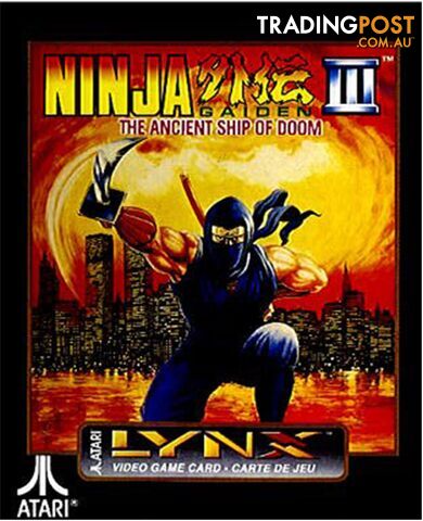Ninja Gaiden III: The Ancient Ship of Doom (Atari Lynx) - Atari - Retro Lynx...