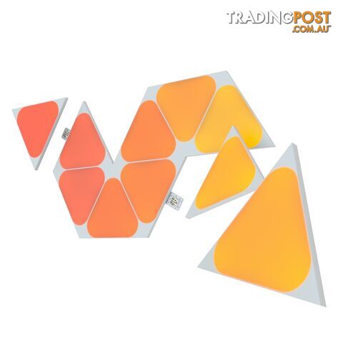 Nanoleaf Shapes Mini Triangles 10 Panel Expansion Pack - Nanoleaf - Merch Decor and Lifestyle GTIN/EAN/UPC: 840102701630 - photo 2 of 6