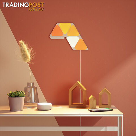 Nanoleaf Shapes Mini Triangles 10 Panel Expansion Pack - Nanoleaf - Merch Decor and Lifestyle GTIN/EAN/UPC: 840102701630 - photo 3 of 6