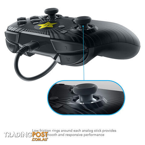 PDP Faceoff Wired Pro Controller Super Mario Star for Nintendo Switch - PDP - Switch Accessory GTIN/EAN/UPC: 708056061937 - photo 5 of 5
