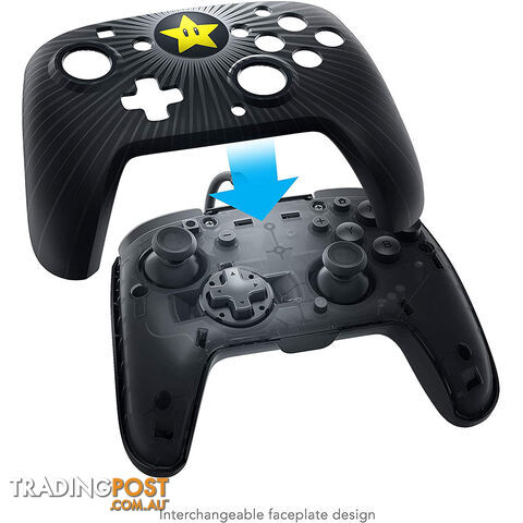 PDP Faceoff Wired Pro Controller Super Mario Star for Nintendo Switch - PDP - Switch Accessory GTIN/EAN/UPC: 708056061937 - photo 3 of 5