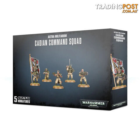 Warhammer 40,000 Astra Militarum Cadian Command Squad - Games Workshop - Tabletop Miniatures GTIN/EAN/UPC: 5011921113743