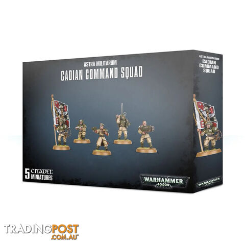 Warhammer 40,000 Astra Militarum Cadian Command Squad - Games Workshop - Tabletop Miniatures GTIN/EAN/UPC: 5011921113743