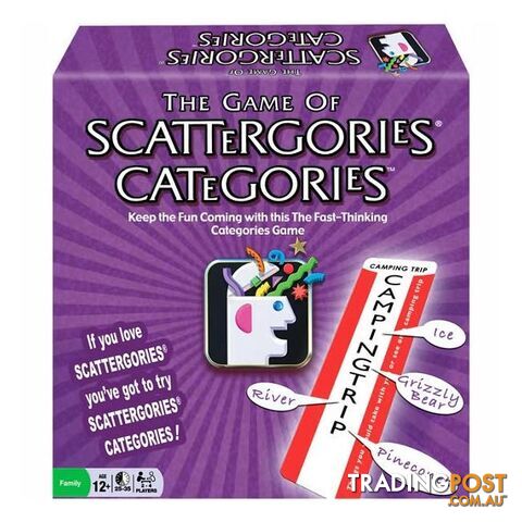 Scattergories Catergories Board Game - Winning Moves - Tabletop Board Game GTIN/EAN/UPC: 714043011427